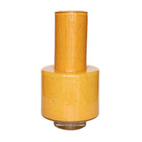 Vase Volta Elite en verre jaune