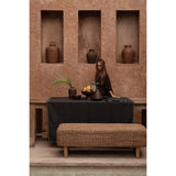 La Nappe Toscane - Noir Naturel - 150x250