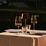 Lampe de table rechargeable Ava Bronze