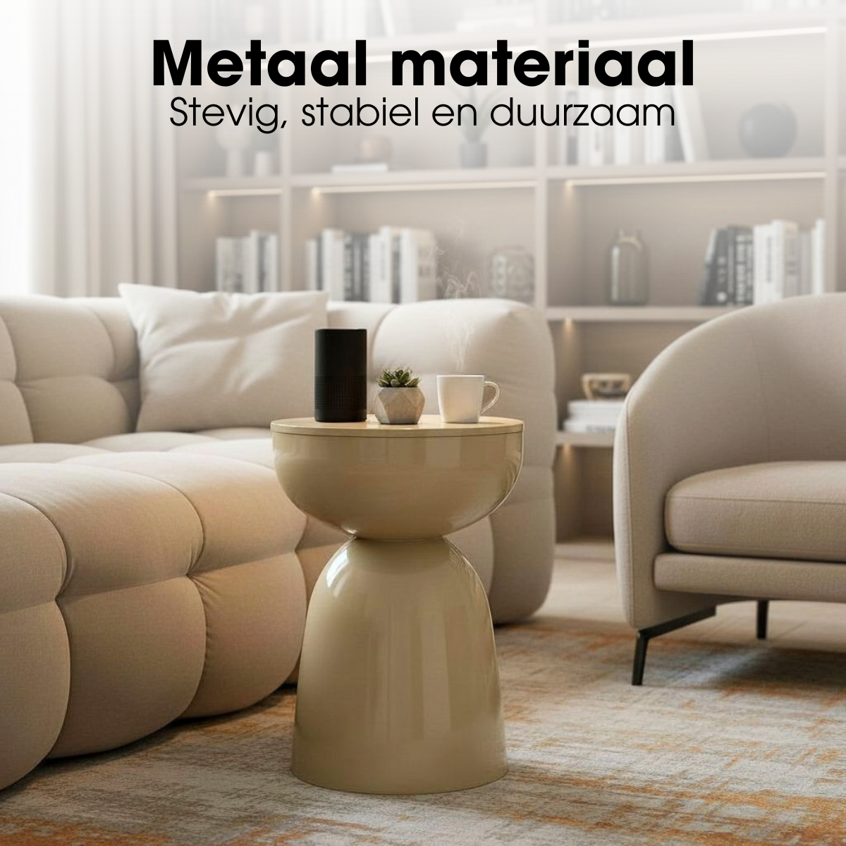 Table d'appoint Elliott Beige