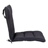 Coussin Cleveland noir en situation dans une salle à manger contemporaine