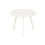 Table d'appoint d'extérieur Seattle Blanc