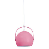 Pendante "Colorado" rose Ø Env. 25 cm, métal, socket E27, éclairage pour le salon, salle à manger, chambre pour enfants