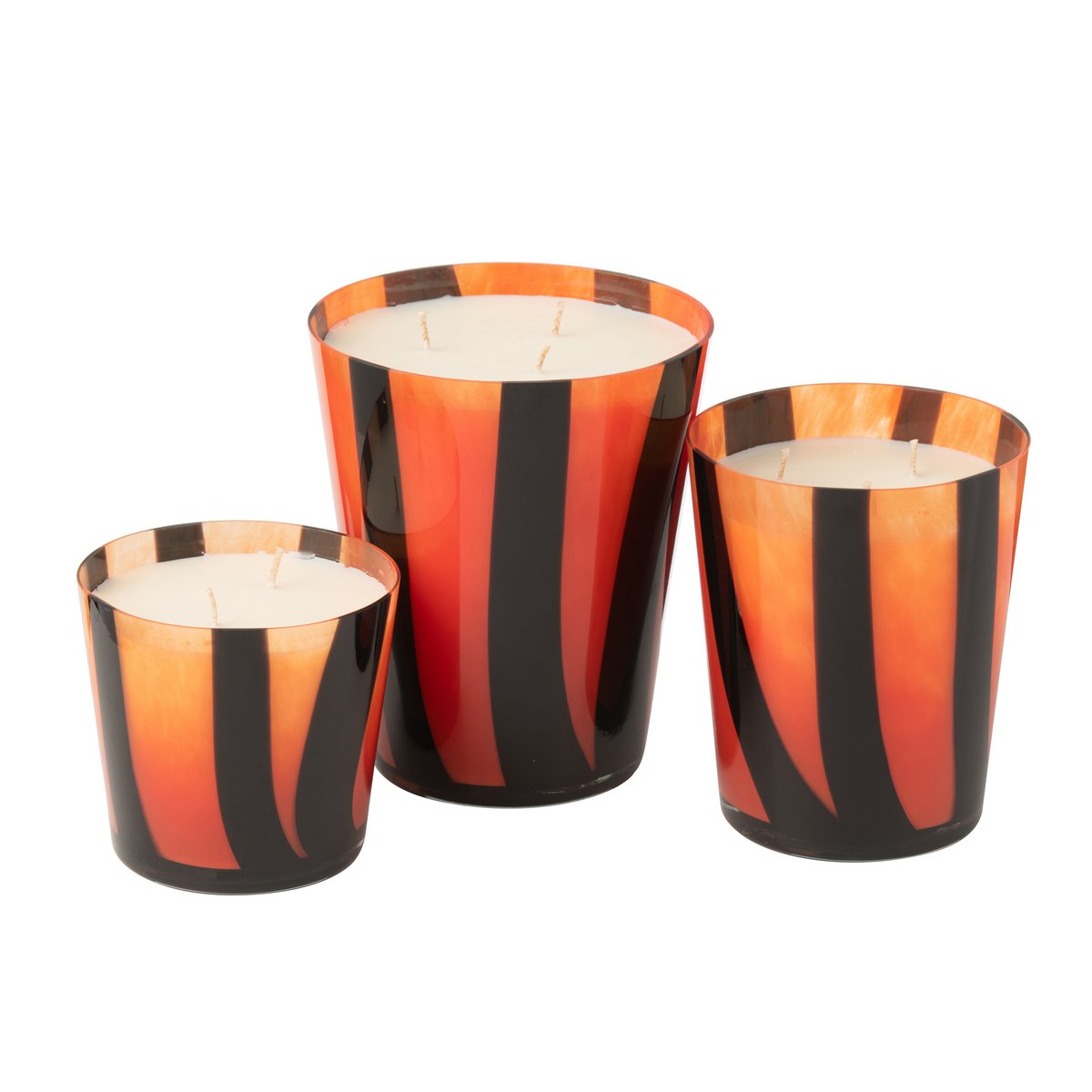Bougie parfumée J-Line Noa avec un design élégant et coloré