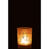 Gros plan sur le motif Happy Faces de la lanterne J-Line