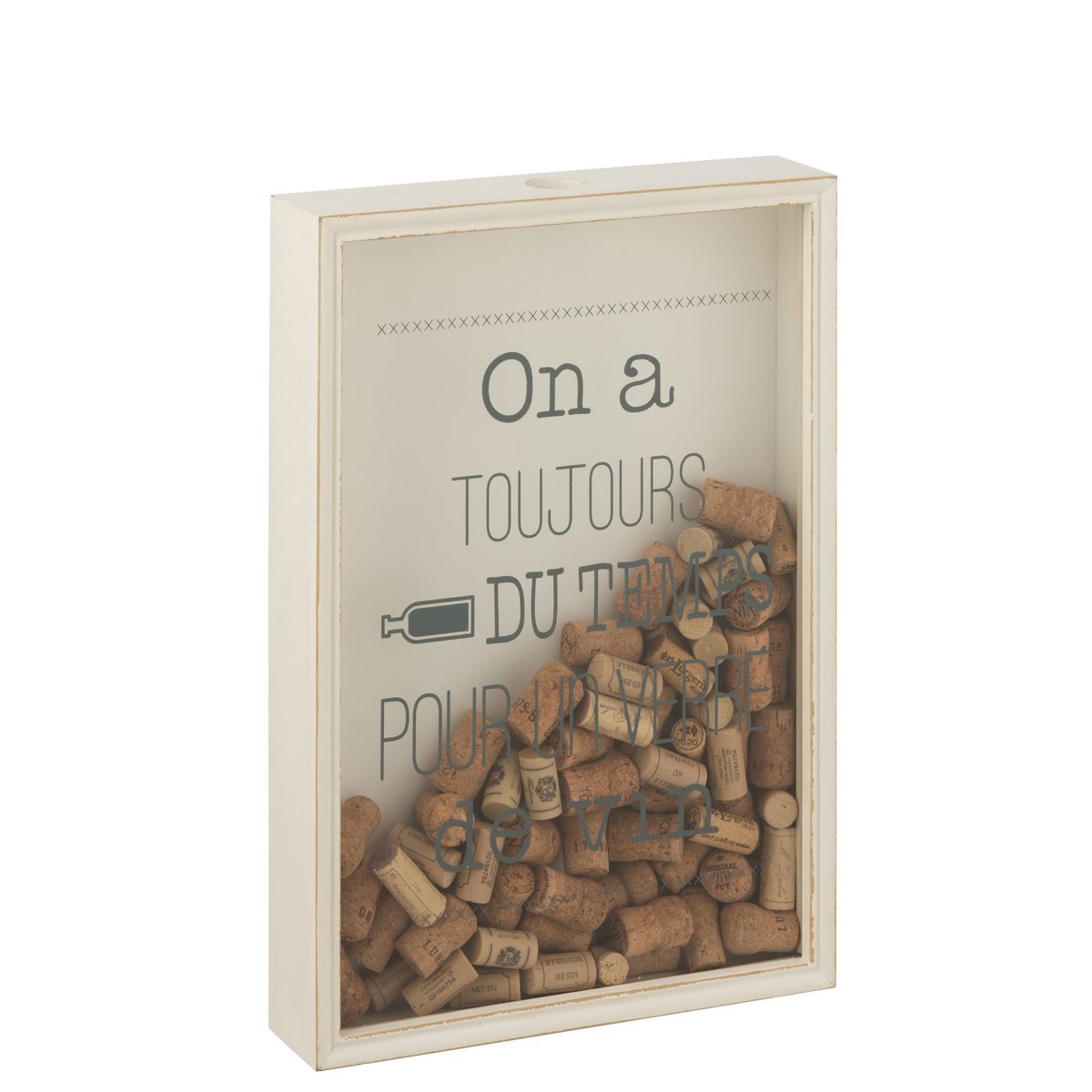Cadre J-Line Cork Antique en bois écru, vue de face