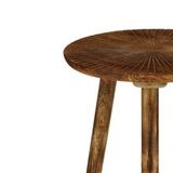 Table d'appoint Pomante Marron foncé