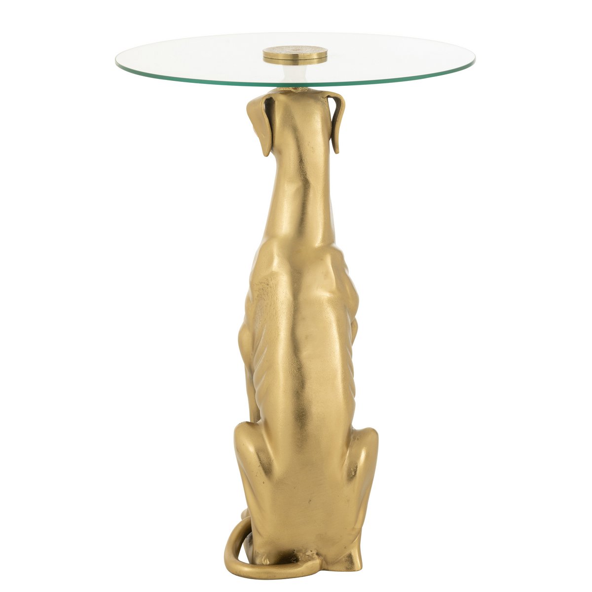 Table d'appoint J-Line Dog dans un salon moderne