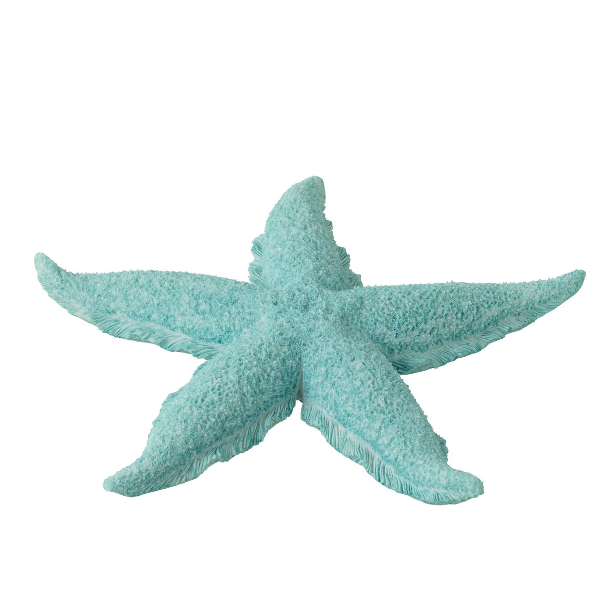 Étoile de mer azur J-Line, détail de la texture polyrésine