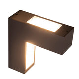 Lumières à LED "Angus" en métal et en plastique en anthracite, avec LED intégrée