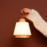 Lampe rechargeable Liv marron clair