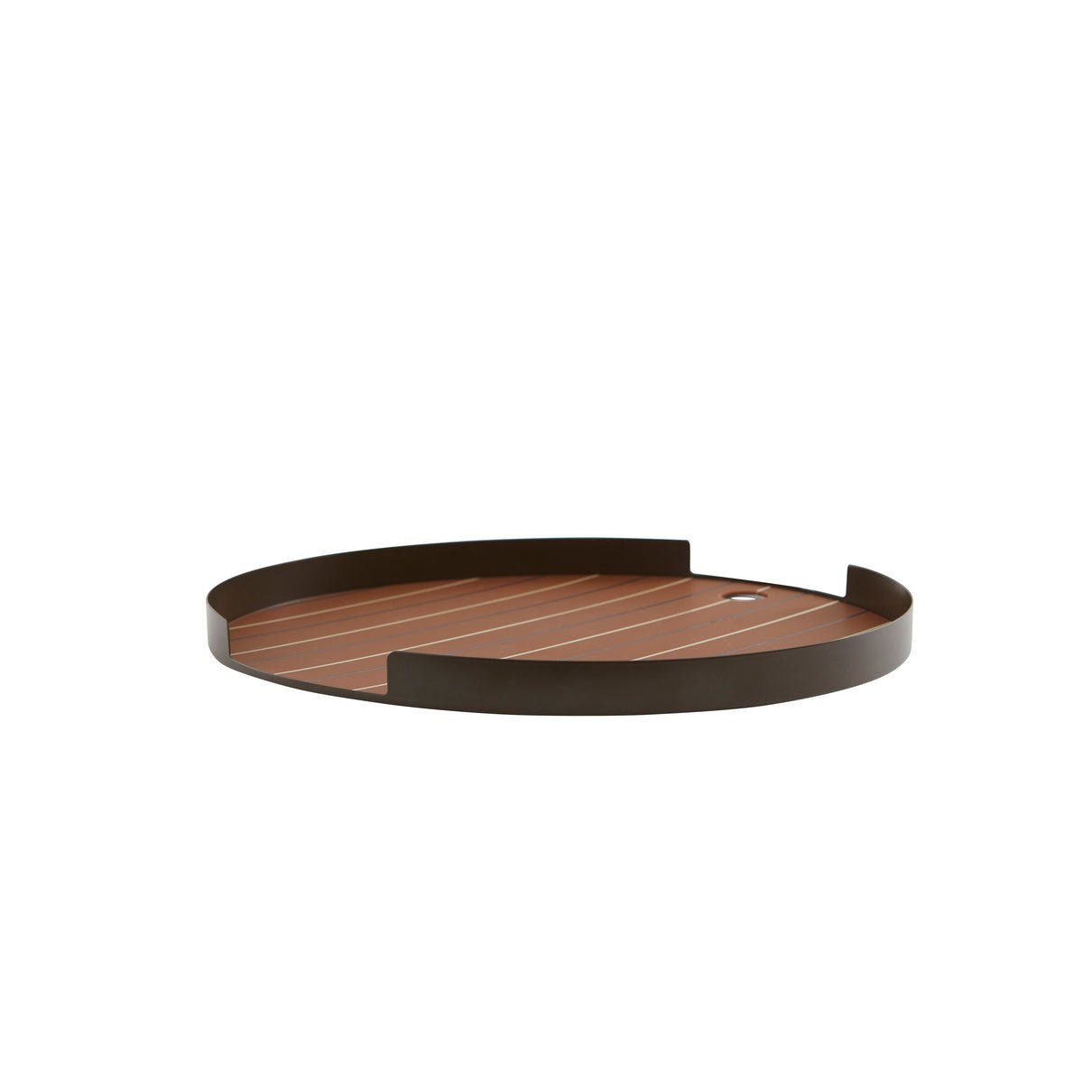 Plateau Oka en métal Choko avec tapis en silicone, OYOY Living Design