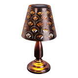 Tables solaires LED "Elsa" - lampe de table en métal à l'extérieur dans AltMessing, avec des LED intégrés