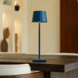 Lampe de table rechargeable bleue Wouter Delftware