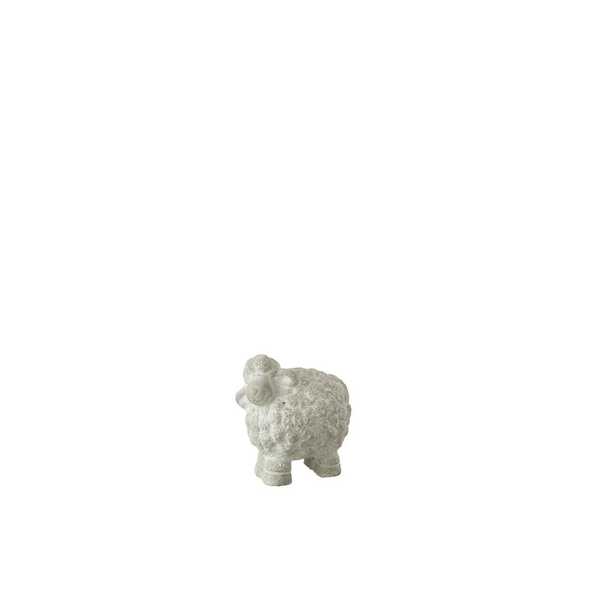 Figurine J-Line Mouton en ciment gris, design moderne et élégant