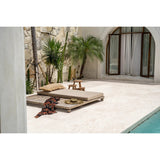 La Housse de Coussin Raphia Rectangulaire - Naturel - 35x100