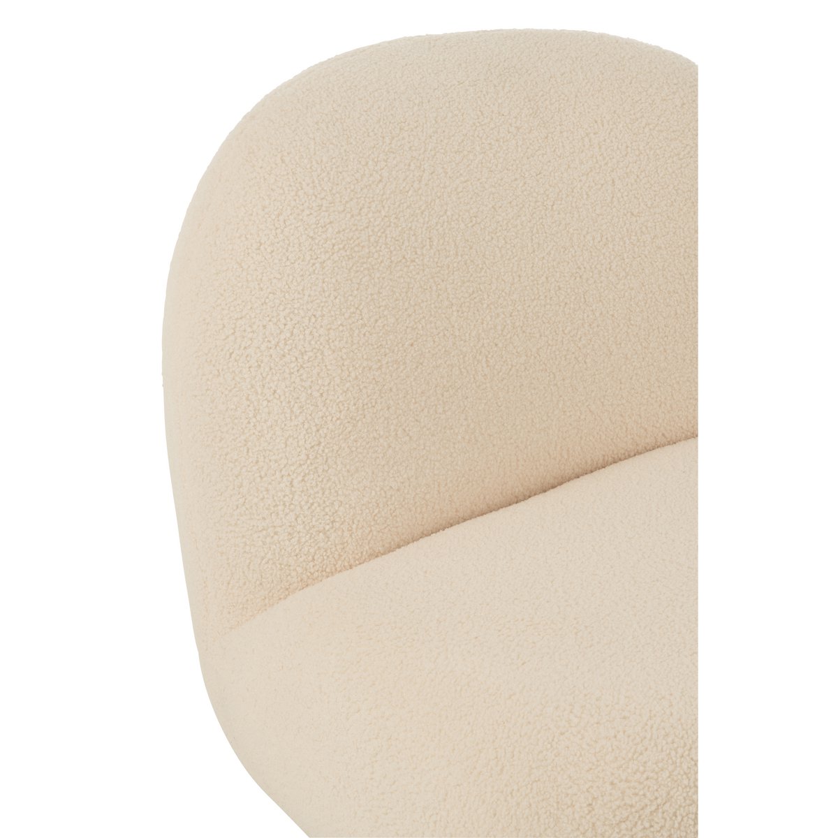 Chaise longue J-Line Snow, ambiance dans un salon moderne