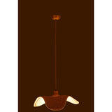 Détail de la texture en jute de la lampe J-Line Moonj