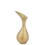 Vase Olivia en métal doré de J-Line, hauteur 60 cm, design moderne