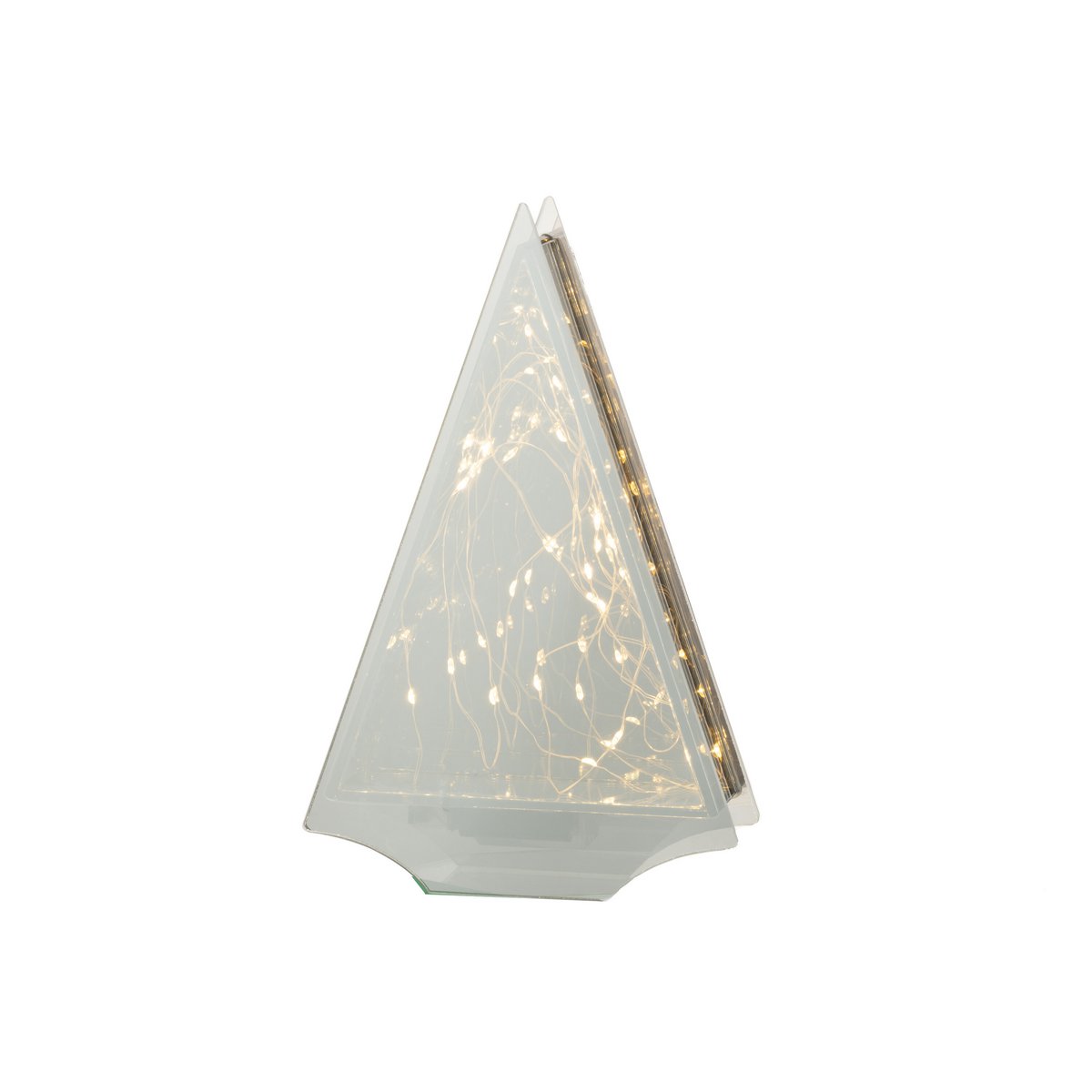 Lumières LED dorées illuminant la décoration J-Line