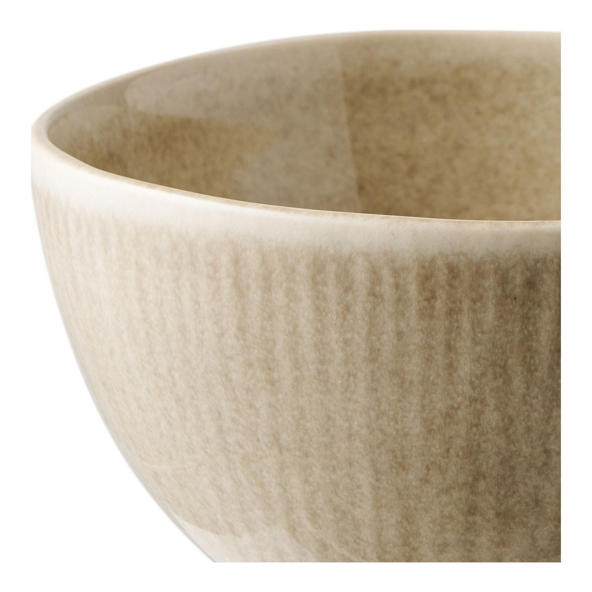 Ensemble de 4 bols Viola, céramique beige, empilés