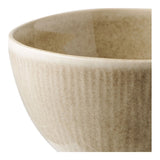 Ensemble de 4 bols Viola, céramique beige, empilés