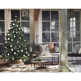 Jupe de sapin de Noël Blanc cassé