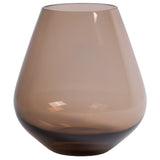 Vase en verre taupe Tasman