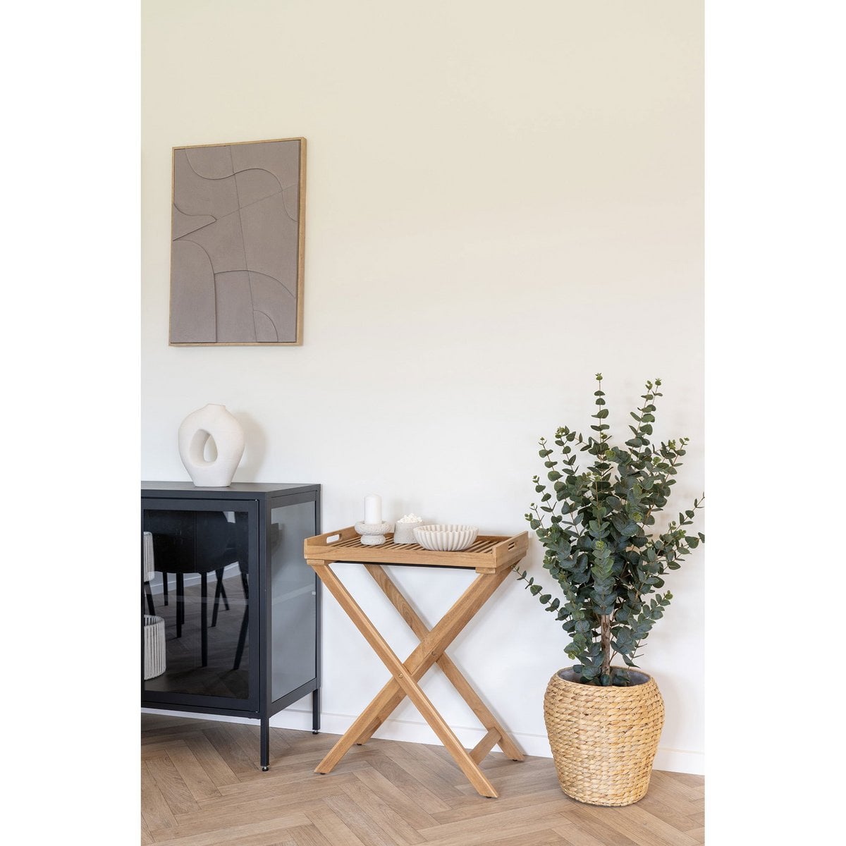 Éclairage doux avec bougeoirs scandinaves en céramique