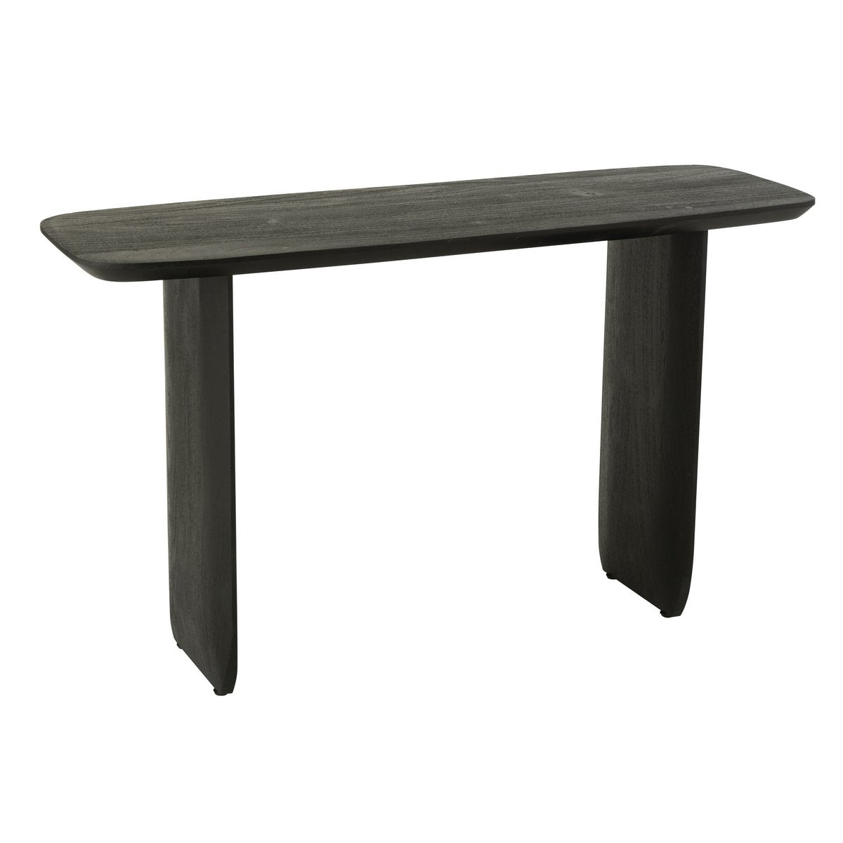 Console J-Line en bois d'acacia noir vue de face
