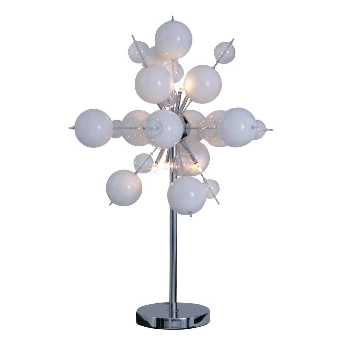 Lampe à poser Explosion en blanc - design moderne et élégant