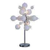 Lampe à poser Explosion en blanc - design moderne et élégant