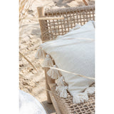 Canapé J-Line Vita - teck/plastique - naturel