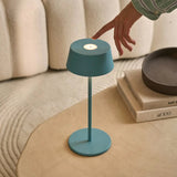 Lampe de table rechargeable bleue Hugo Amsterdams
