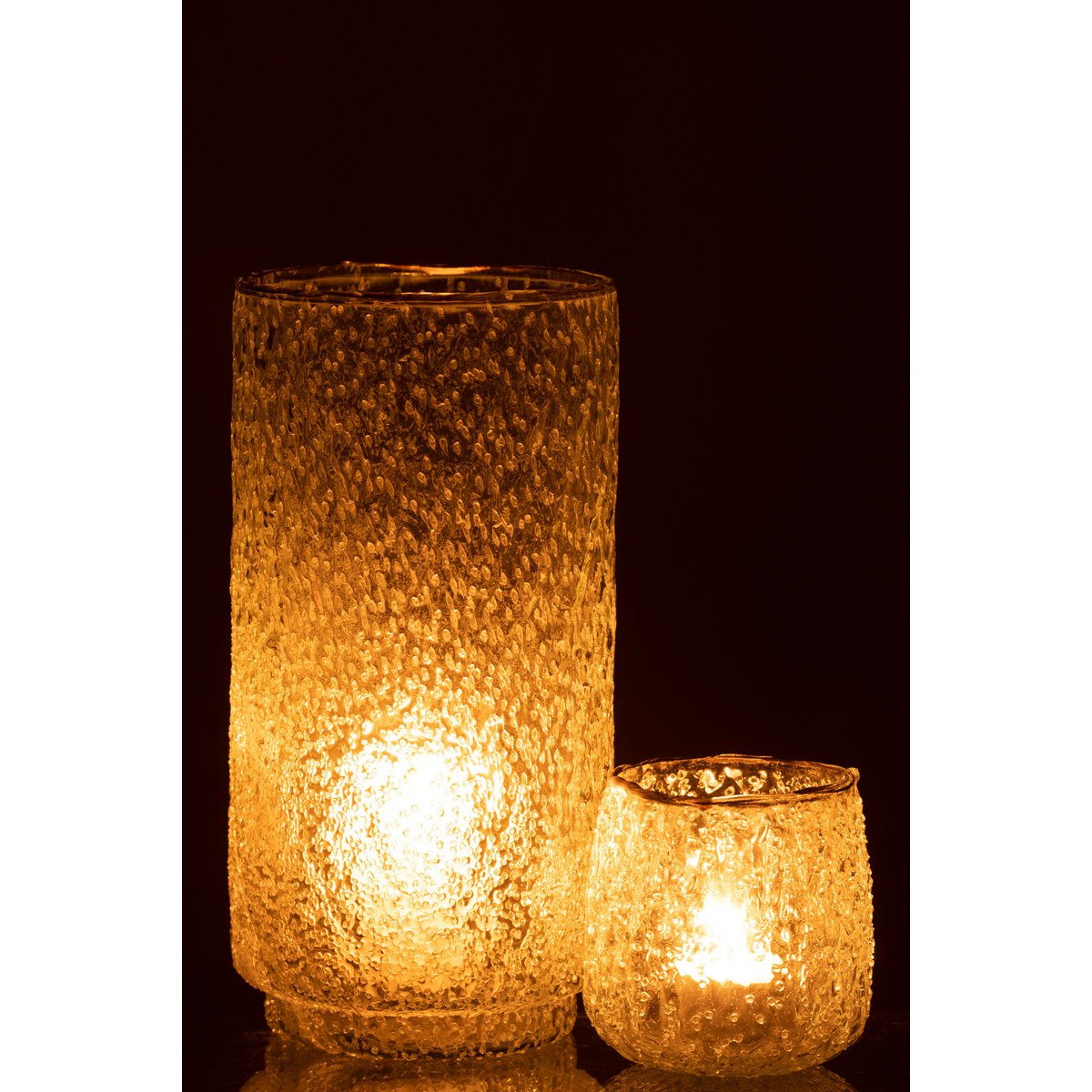 Vue latérale de la lanterne J-Line Edge en verre