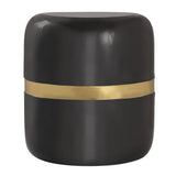 Table d'appoint de table décotique autour de Ø 34 h 36 cm lampe de table Softs Beverley Table métal et émail