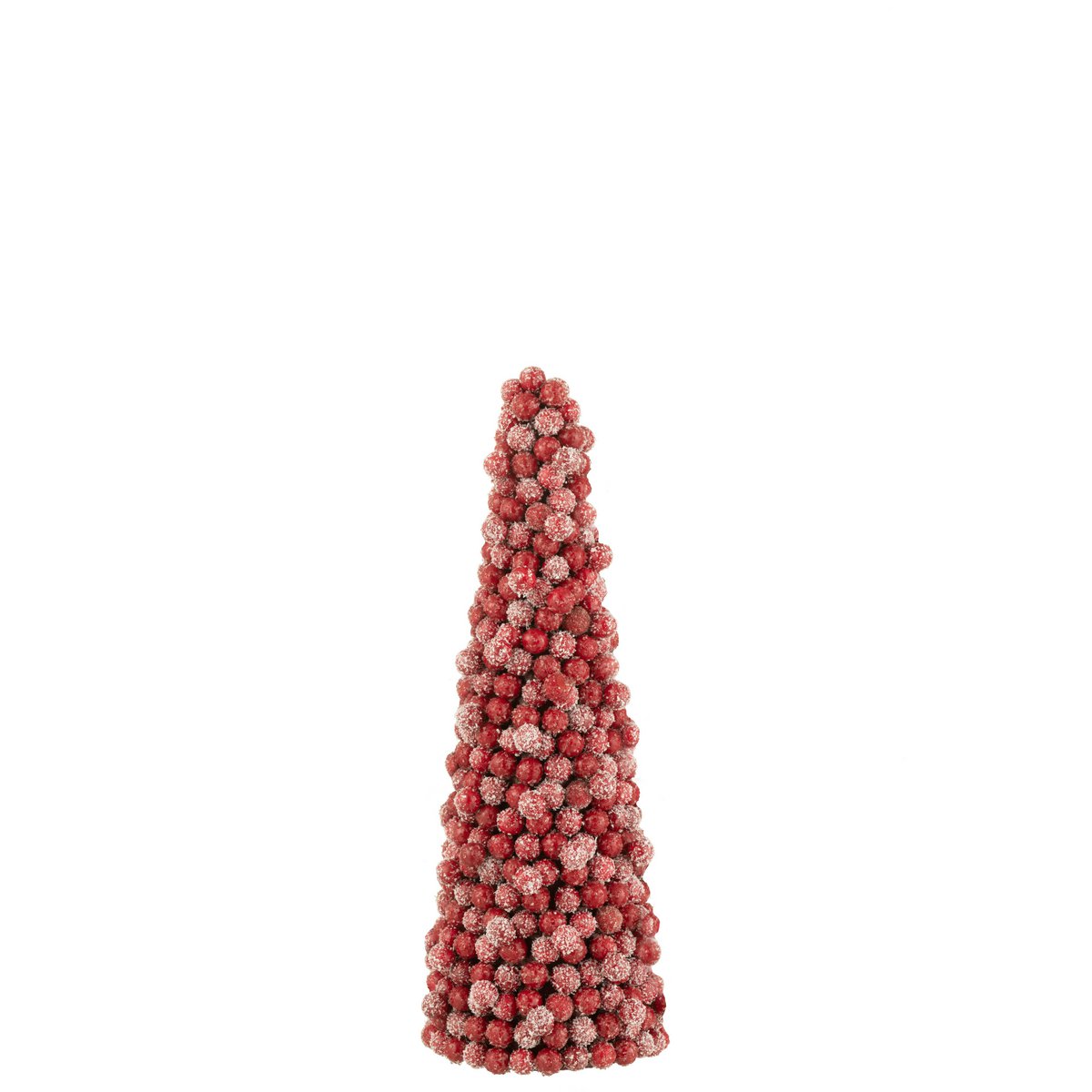 Serre-livres J-Line Cone Berries en rouge, design élégant et fonctionnel