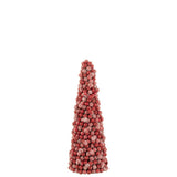 Serre-livres J-Line Cone Berries en rouge, design élégant et fonctionnel