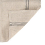 Serviette en Biscuit The Lint - Noir Naturel - 45x45