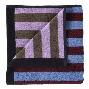 Serviette de toilette Charly Myrtille 50 x 100