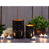 Solder Tealight Masterbox 16X 2 Set Starry Sky Candlers Around Black Gold