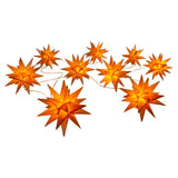 9-Outdoor LED Chain Light Chain 3D Stars-Gold