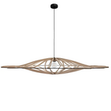 Suspension D190cm TWIST - élastique Noir - kit noir coton métal avec diffuseur
