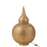 Lampe J-Line Aladin dorée vue de face avec design élégant
