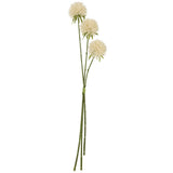 Fleurs artificielles Allium en plastique blanc de J-Line, élégantes et réalistes