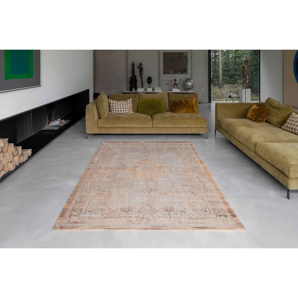 Tapis Eco - Saumon - Tapis marron