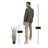 Plante artificielle ornementale violette
