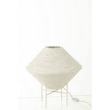 Ambiance chaleureuse avec la lampe à suspension J-Line Ufo Raffia
