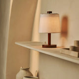 Lampe rechargeable en bois marron marron Rover