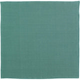 Serviette de table Yuna Paon en coton recyclé, design élégant et épuré